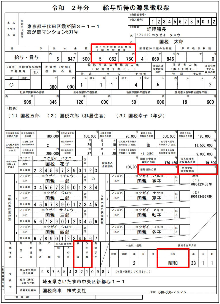 源泉徴収票不交付の届出書