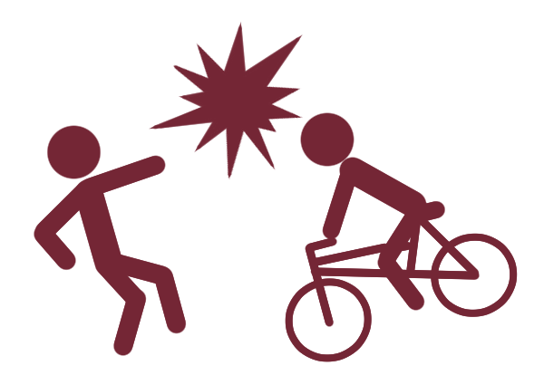 自転車が他人に当たった時のたいしょほう